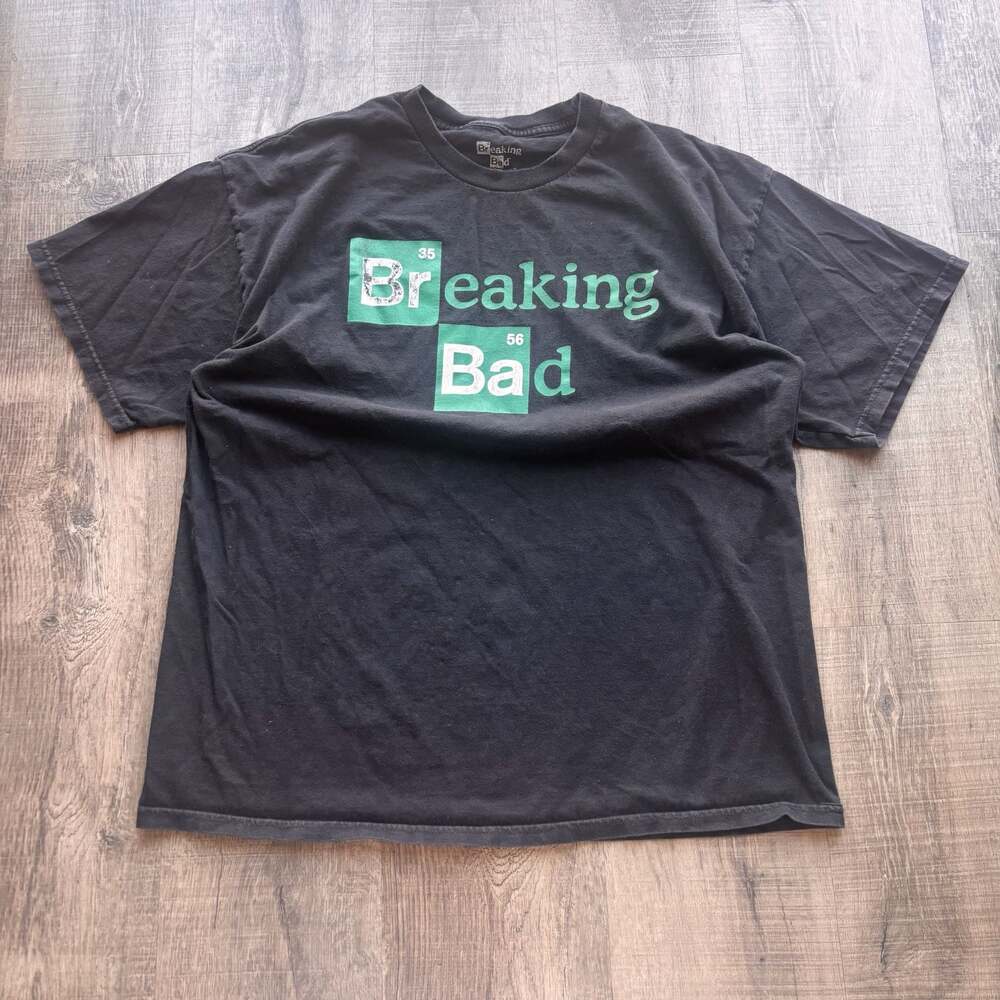 Breaking Bad Logo Graphic T-Shirt Black XL